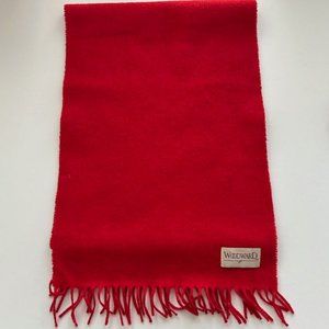 Hudson's Woodward Shop Vintage Red Scarf
